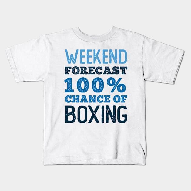 Chance of Boxing 100 Percent Kids T-Shirt by neodhlamini